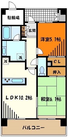 ミオカステーロ西八王子 の物件間取画像